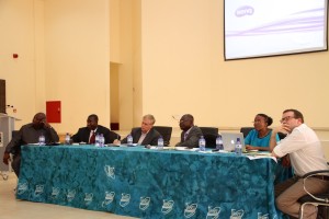 Panelists at the ISSER/IFPRI Roundtable Discussion on Youth, Employment and Agriculture. ©IFPRI/Ian Masias