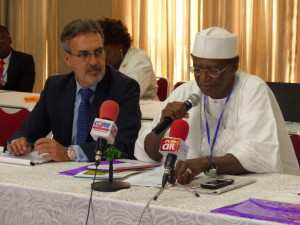 Professor Yusuf Abubakar, Executive Secretary of the Agricultural Research Council of Nigeria, giving his remarks at the Workshop Organized by APRNet. 2016 (c) Photo Credits Elisabeth Douglas 