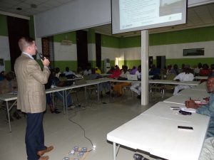 The research seminar was attended by over 60 faculty and students of Ahamadu Bello University, Zaria (C) 2016 Bisola Oyediran